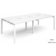 Adapt 1200mm Deep | 4 Person Back to Back Bench Desk